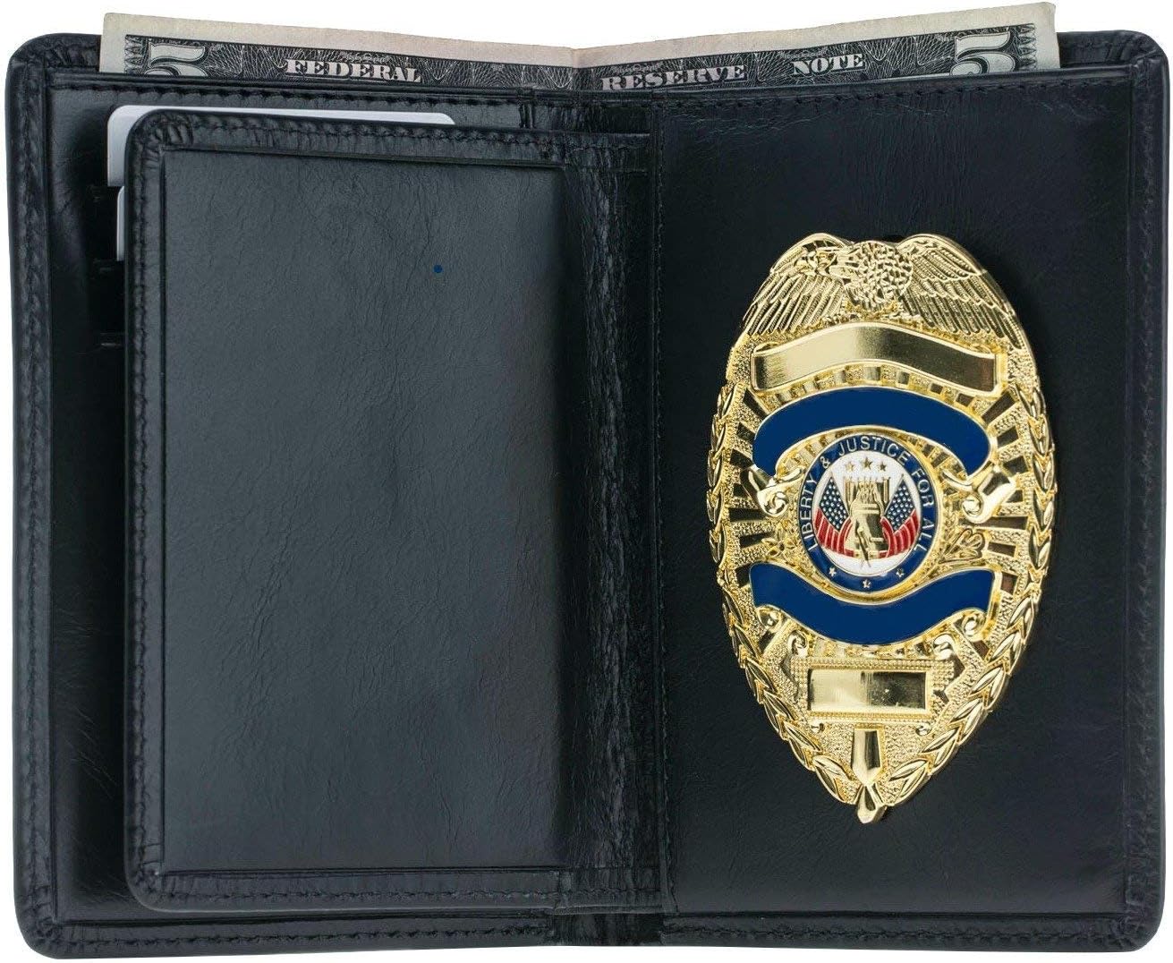 US-NYSCRT - Badge Wallet - Fits Any Shape Badge - Pin Back - Image 3